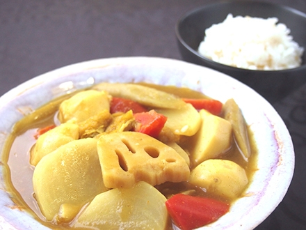 大和根菜カレー